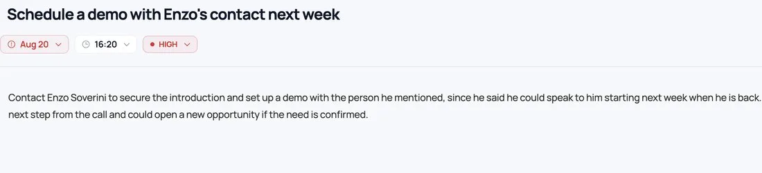 Next step logged in Arvano